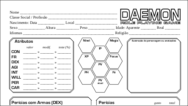 RPG Bíblico (Sem Ficha), PDF, Jogos de RPG