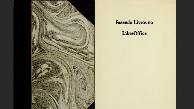 Capa do Livro de como fazer livro no LibreOffice